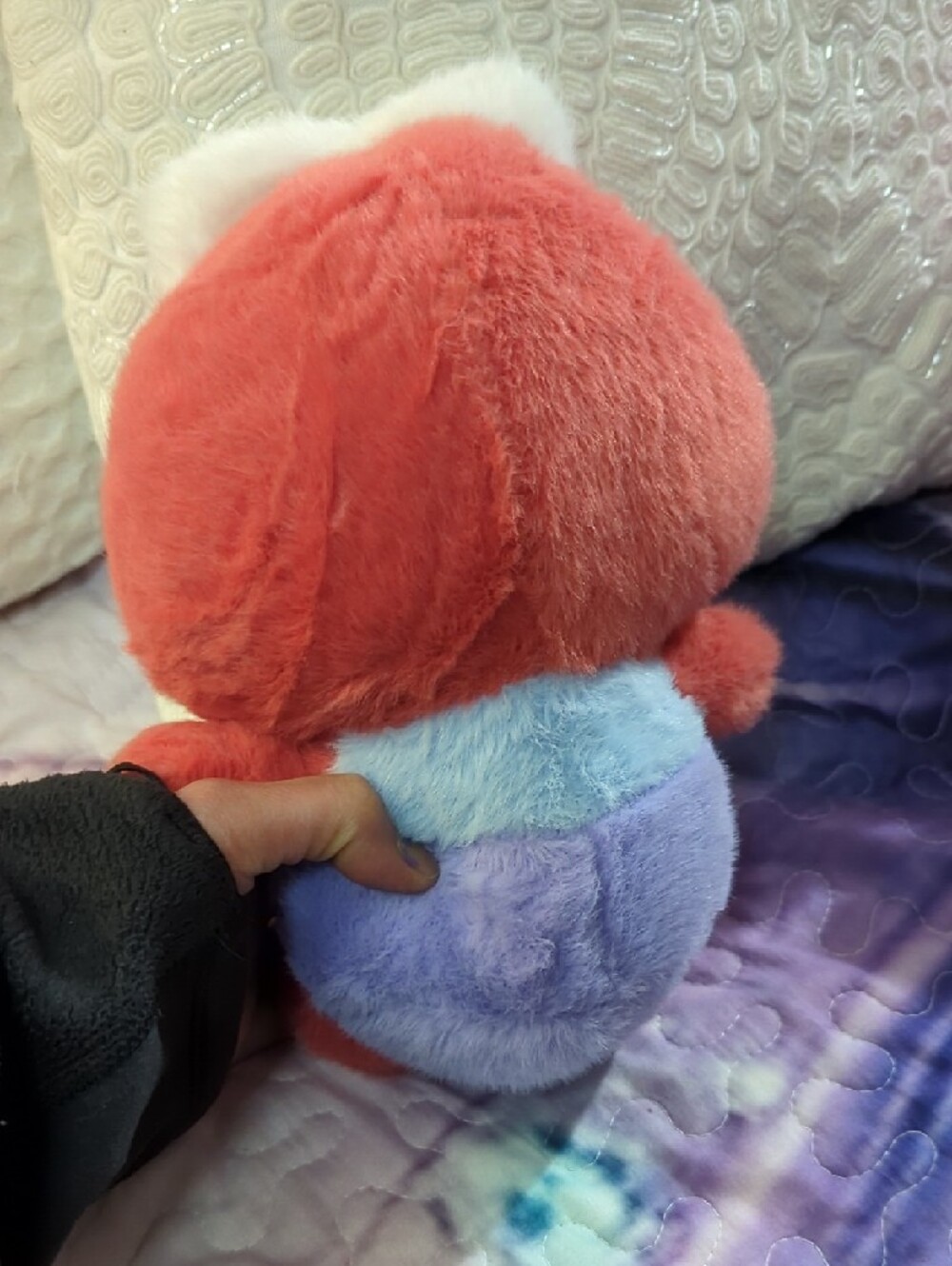 Red Plush Monster Toy - Cute Character Stuffed Doll - Picture 5 of 16
